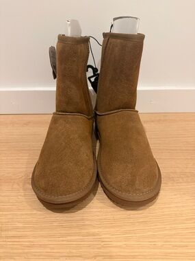 Faded Glory Chestnut Brown Suede Winter Boots